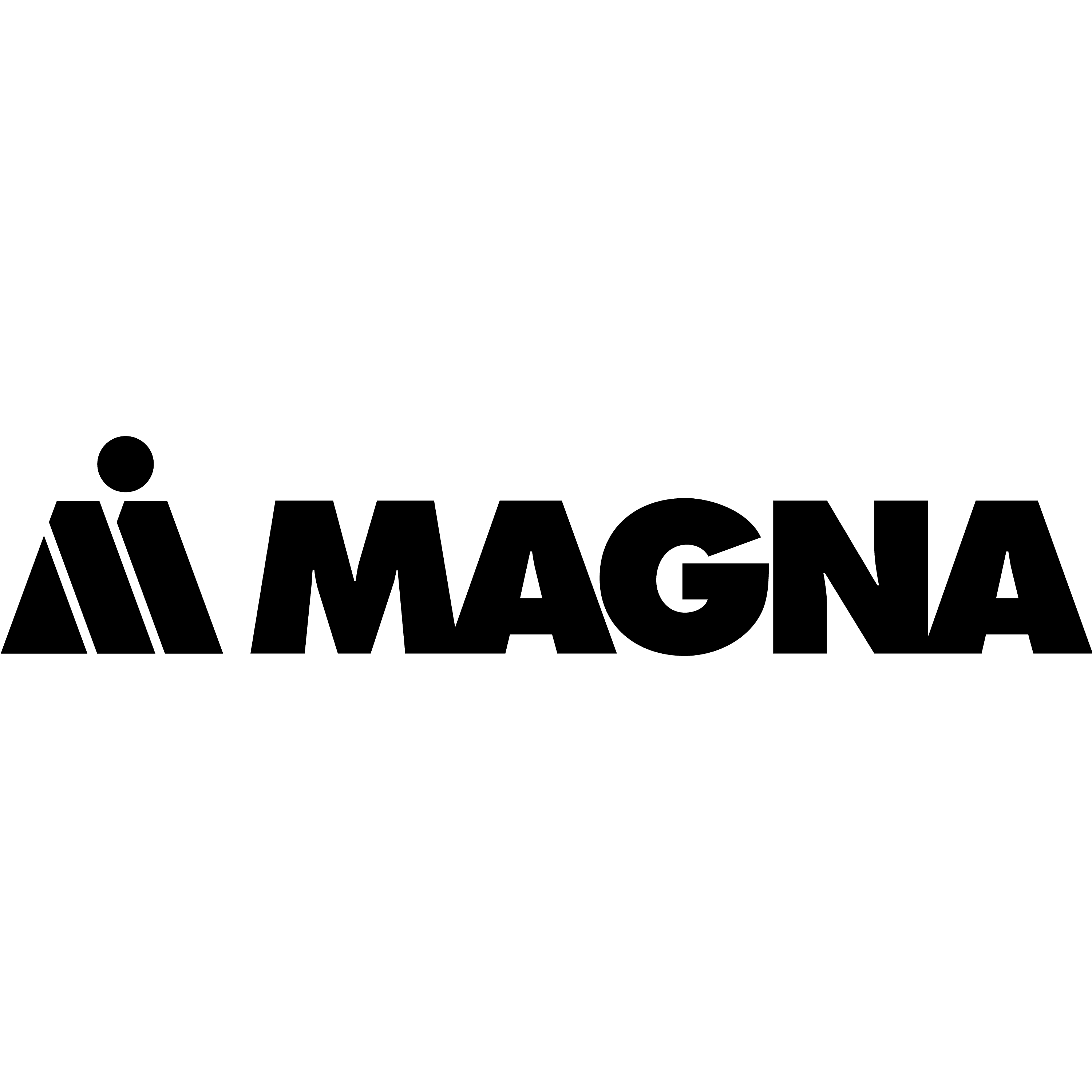 Magna-Logo auf einem Hintergrund.