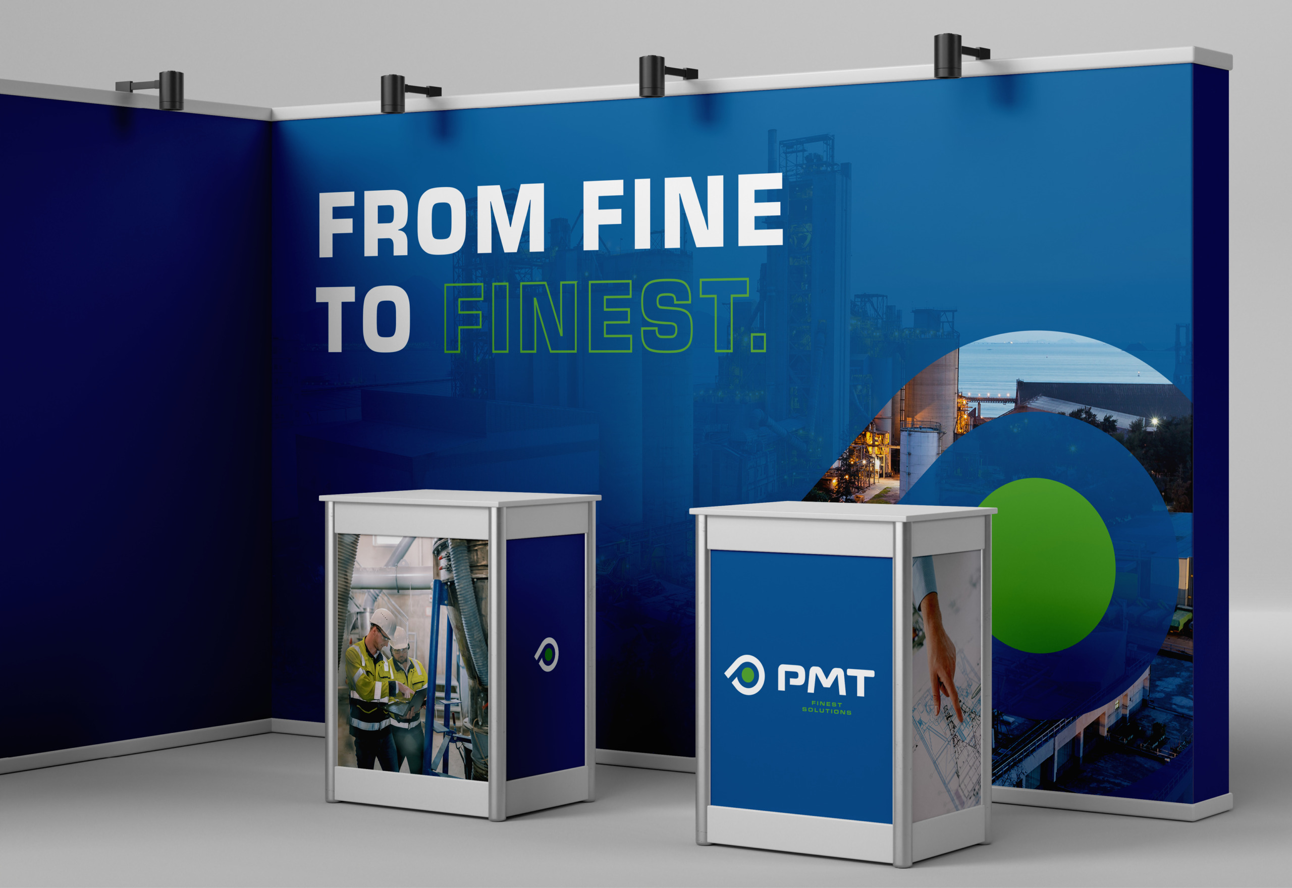 From PMT to fine trade show booth.
