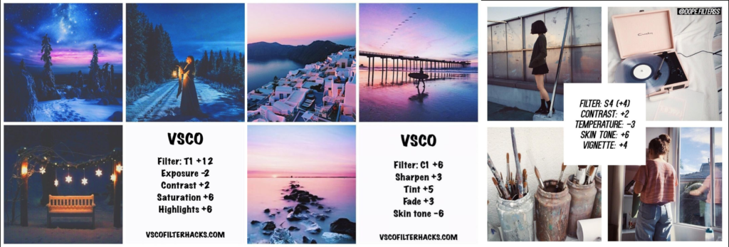 Erstellen Sie einen optisch ansprechenden Instagram-Feed mit einer Collage aus VCO-Fotos.