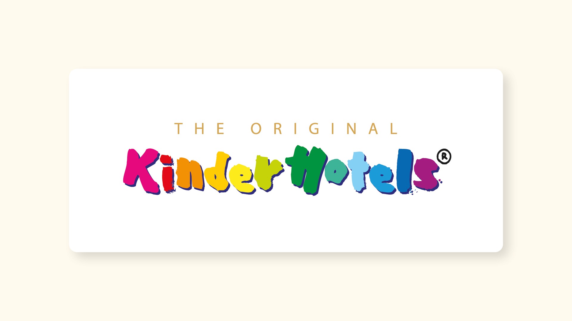 The original Kinderhotels gift card.