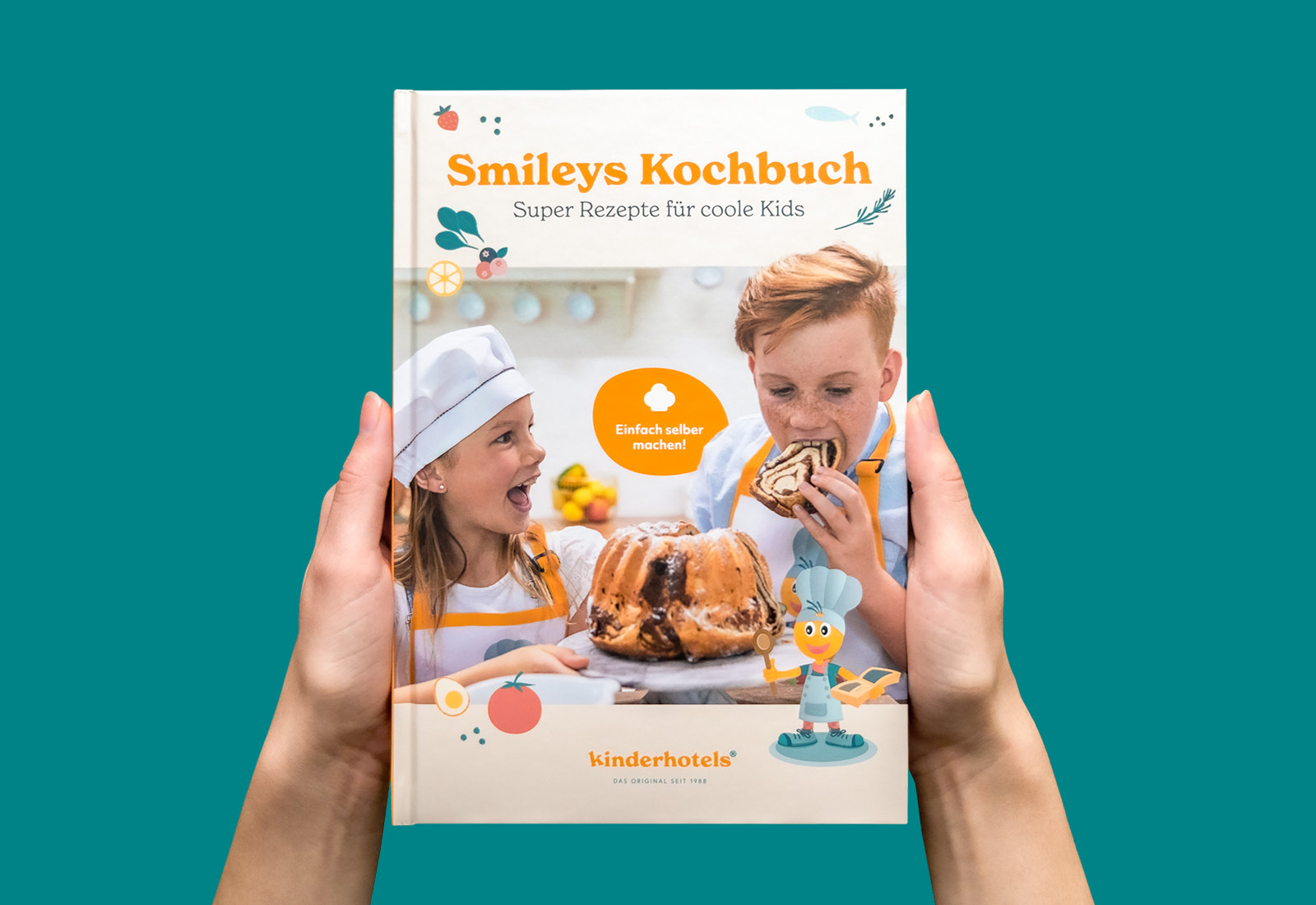 Sally's book cover for koobbosch features Kinderhotels.
