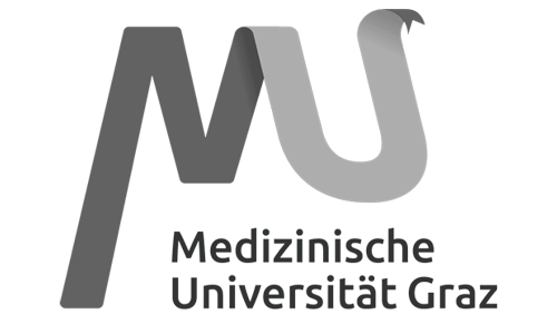 Das Logo der Medizinischen Universität Graz, einer medizinischen Universität in Graz.