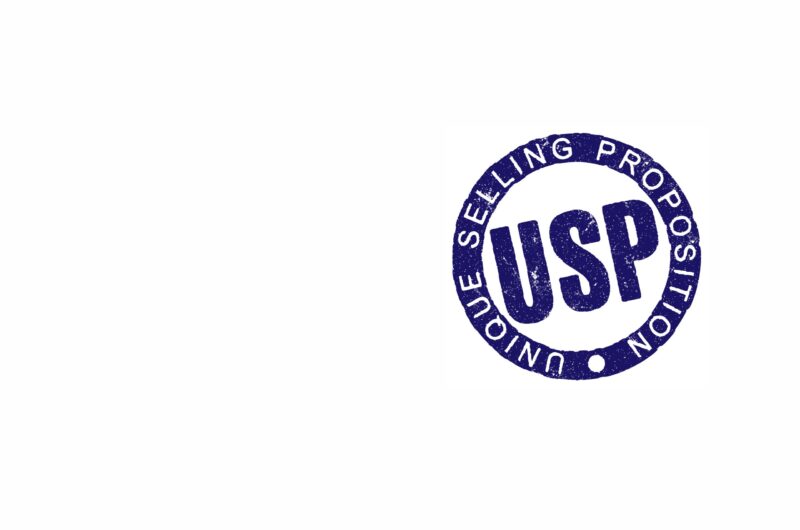 Das USP-Logo auf weißem Hintergrund.