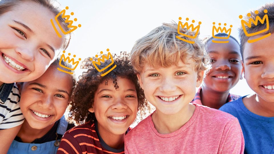 Champs tragen Kronen.